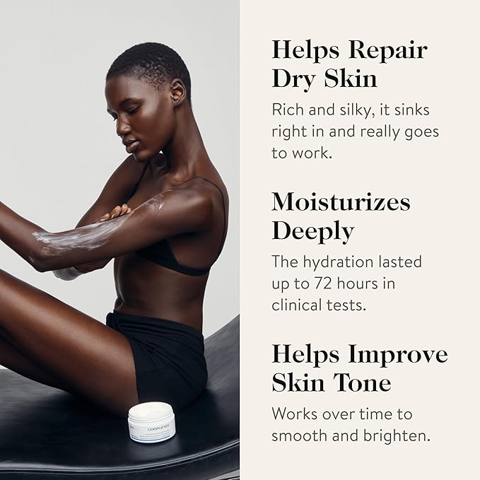 goop Beauty Body Butter | Lotion for Dry Skin | Nourishing Butters & Botanical Extracts | Hydrating & Firming Cream | 6.1 fl oz-Velvo Beauty