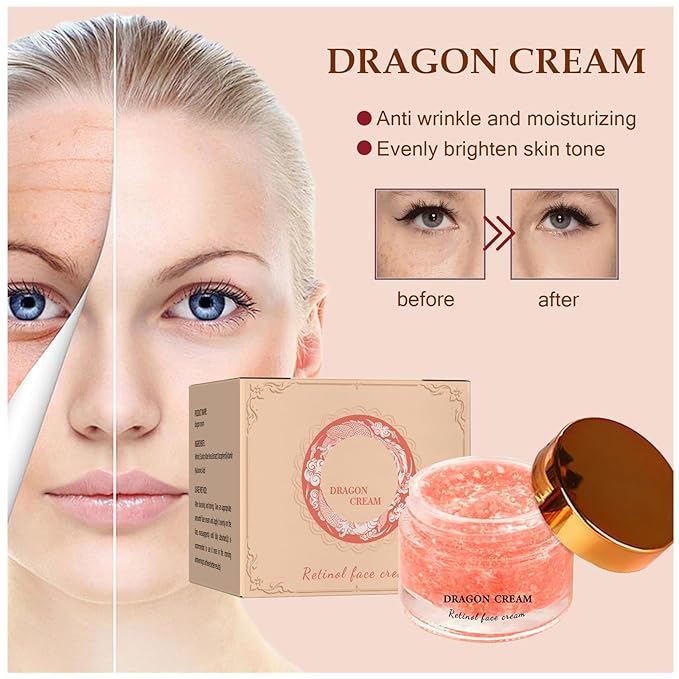 2Pcs Dragons Blood Easy Cream, Dragons Blood Easy Face Cream, Retinol Dragon Blood Cream, Hydrate Skin and Decrease Wrinkles, Lightweight Face Moisturizer for All Skin Types-Velvo Beauty