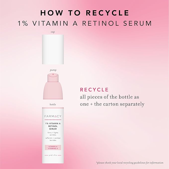Farmacy Retinol Serum for Face - 1% Vitamin A Anti Aging - Resurfacing Wrinkle Formulated with Encapsulated Retinol + Ceramide NP to Prevent Moisture Loss + Replenish Skin Barrier (30ml)-Velvo Beauty