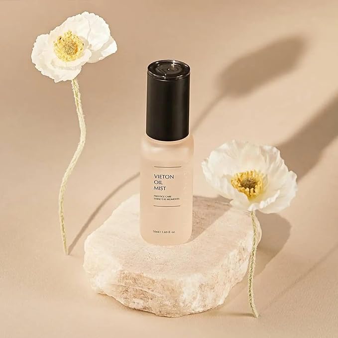 INCELLDERM Riman Vieton Oil Mist | 50ml | Bi-Phasic Hydration with Camellia Seed Oil & Seaberry Water | Korean Skincare Mist for Moisture, Balance & Radiance | Natural Facial Spritz Moisturizer-Velvo Beauty
