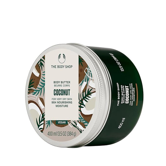The Body Shop Coconut Body Butter – Nourishing & Moisturizing Skincare for Very Dry Skin – Vegan – 13.5 oz-Velvo Beauty