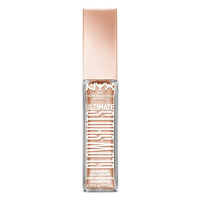 NYX PROFESSIONAL MAKEUP Ultimate Glow Shots, Liquid Eyeshadow, Long-Lasting Shimmer Eye Shadow with Vitamin C - Highkey Lychee-Velvo Beauty