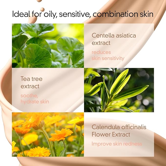 TROIAREUKE A+ Cushion Foundation (Shade 21) I Natural Coverage Foundation Makeup, Moisturizing Finish for Sensitive, Oily, Combination Skin, Skin Care Cushion I Korean Aesthetic Makeup-Velvo Beauty