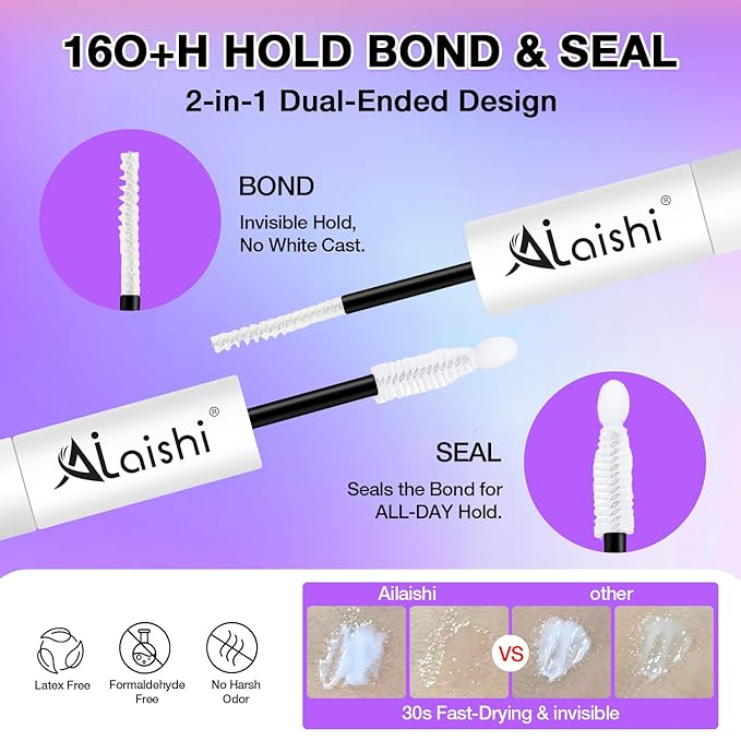 Wispy False Eyelashes Kit With Bond, Seal and Tweezer, 7 Pairs Natural Look Fake Cat Eye Lashes Strips Thin Band Extensions Waterproof Easy Eyelashes for Beginners RQ01-Velvo Beauty