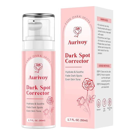 Dark Spot Remover for Face and Body - Dark Spot Corrector for Face - Sun Spots, Age Spots, Freckles & Melasma Remover - Brown Spot Corrector Evens Skin Tone for All Skin Type 1.7 Fl Oz-Velvo Beauty