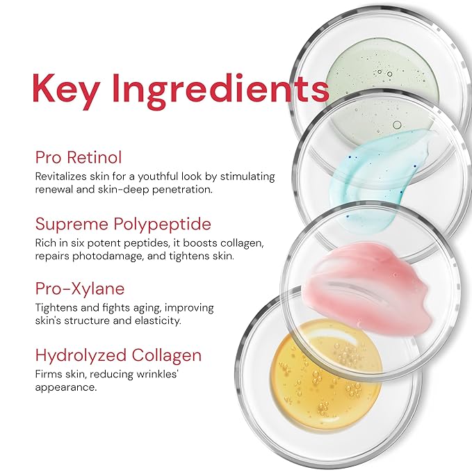 Anti-Aging Eye Cream for Wrinkles: Lifting and Tightening Under Eye Cream with Retinol & Collagen - Fine Lines Smoothing Treatment, Reduces Dark Circles, Eye Bags & Puffiness In 2 Weeks | 1.53 fl. oz-Velvo Beauty