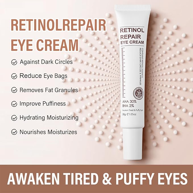 Retinol Eye Cream Anti Aging + 24k Under Eye Patches Kit, Under Eye Patches For Puffy Eyes And Dark Circles, Under Eye Cream With Retinol Serum,Dark Circle Eye Cream For Moisturizing, Firming-Velvo Beauty