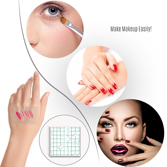 Disposable Makeup Palettes,Makeup Artist Must Haves Adhesive Makeup Mixing Tray Waterproof Tape,Mini Travel Makeup Palette for Women Girls Female Make up (3.2 Inch/120 Pieces)-Velvo Beauty
