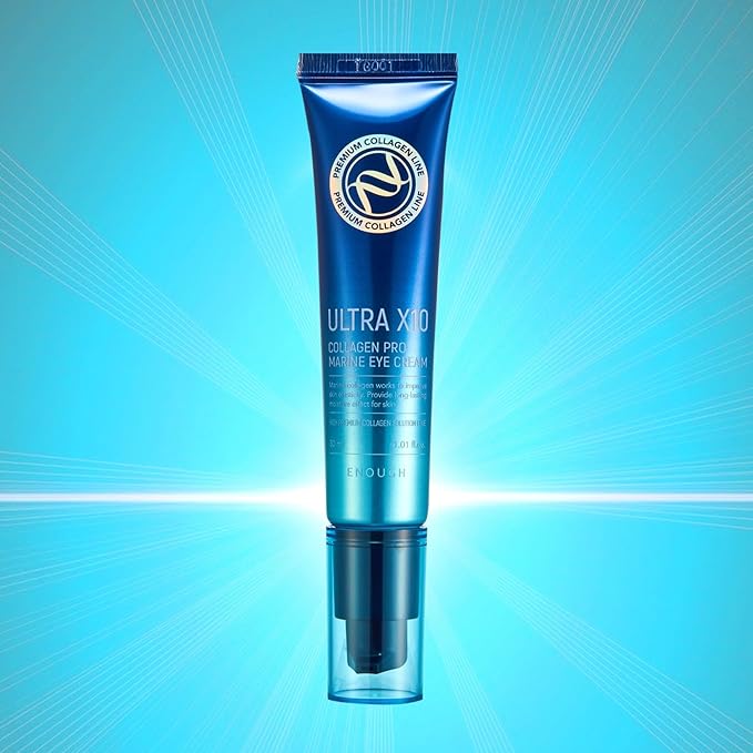 Enough Ultra X10 Collagen Pro Marine Eye Cream 1.01 fl oz (30ml) - Advanced Marine Collagen Care for Youthful Eyes-Velvo Beauty