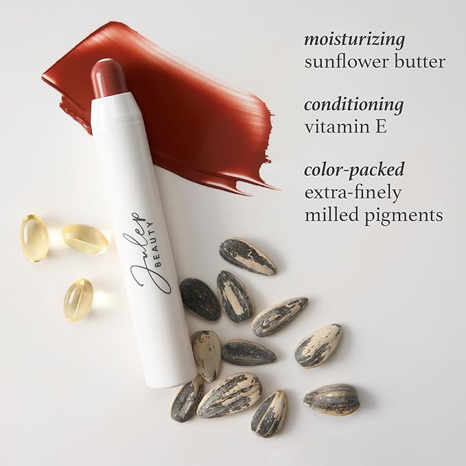 Julep It's Balm: Tinted Lip Balm + Buildable Lip Color - Almond Nude - Natural Gloss Finish - Hydrating Vitamin E Core - Vegan-Velvo Beauty