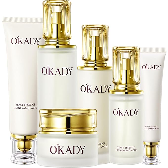 O’KADY Face Skincare Sets Anti Aging Beauty Products Skin Care 6-piece For Women Skincare Kits With Cleanser,Toner,Serum,Eye Cream,Lotion,Facial Cream,Primer Cream Travel Kit For Wife Mom-Velvo Beauty