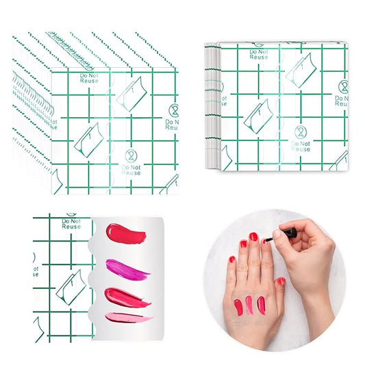 Disposable Makeup Palettes,Makeup Artist Must Haves Adhesive Makeup Mixing Tray Waterproof Tape,Mini Travel Makeup Palette for Women Girls Female Make up (2.4 Inch/140 Pieces)-Velvo Beauty