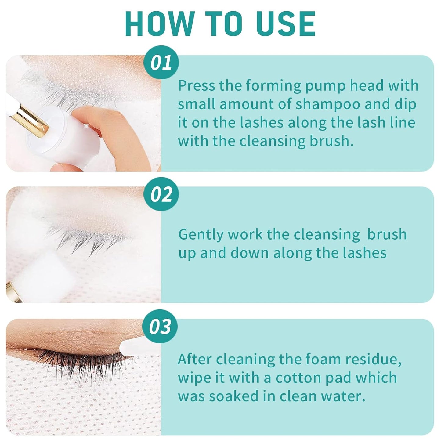 Lash Shampoo Bulk, Eyelash Cleanser for Extensions 4 Liters, Dispenser Pump, Safe Makeup Remover, Non-irritating or Burning Eyelid Foaming Cleanser for Professional Salon and Home Use (Unscented-4L)-Velvo Beauty