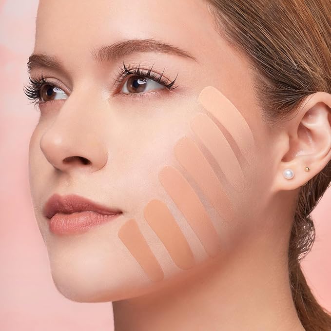 Beauty Amorus Cloud Blur Matte Balm Foundation, Full Coverage, Creamy Smooth Made in Korea, K-Beauty, Even Buildable Texture, Patch Free, Easy to Blend (Buff Beige, 0.3 oz)-Velvo Beauty