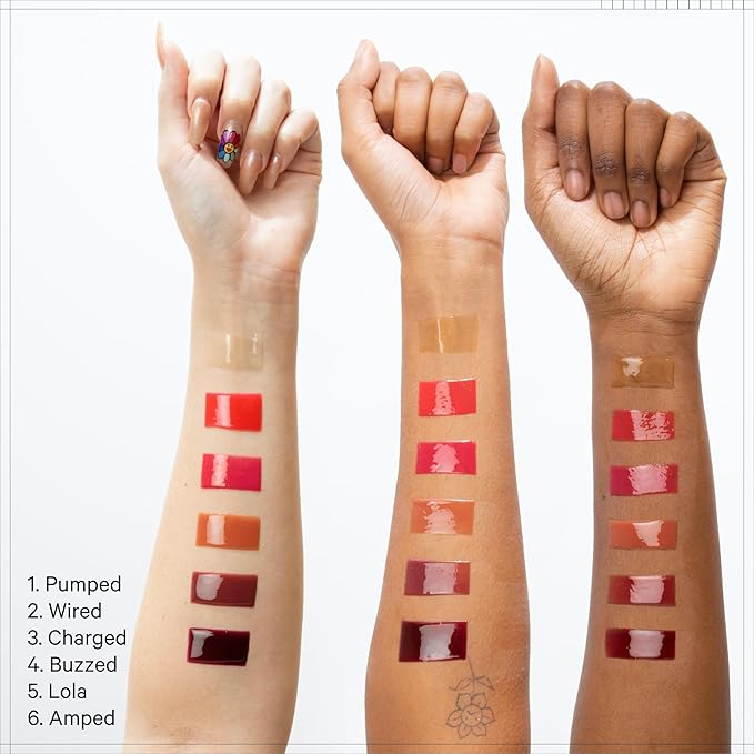 Milk Makeup Electric Glossy Lip Plumper, Pumped (Clear) - 0.3 fl oz - Hydrating Lip Plumper Gloss for Fuller, Smoother, Soft Lips - Vegan, Cruelty Free-Velvo Beauty