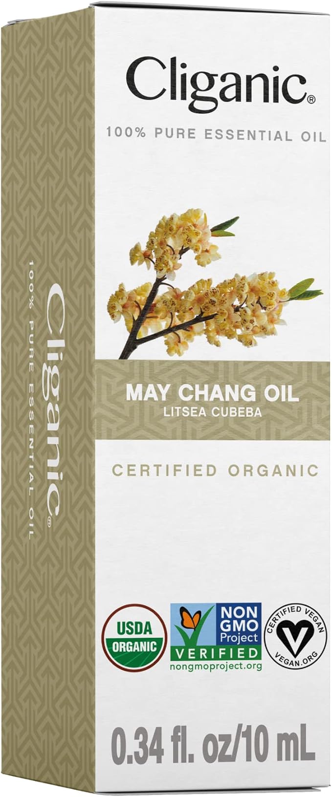 Cliganic May Chang Essential Oil, 100% Pure Natural for Aromatherapy | Non-GMO Verified-Velvo Beauty