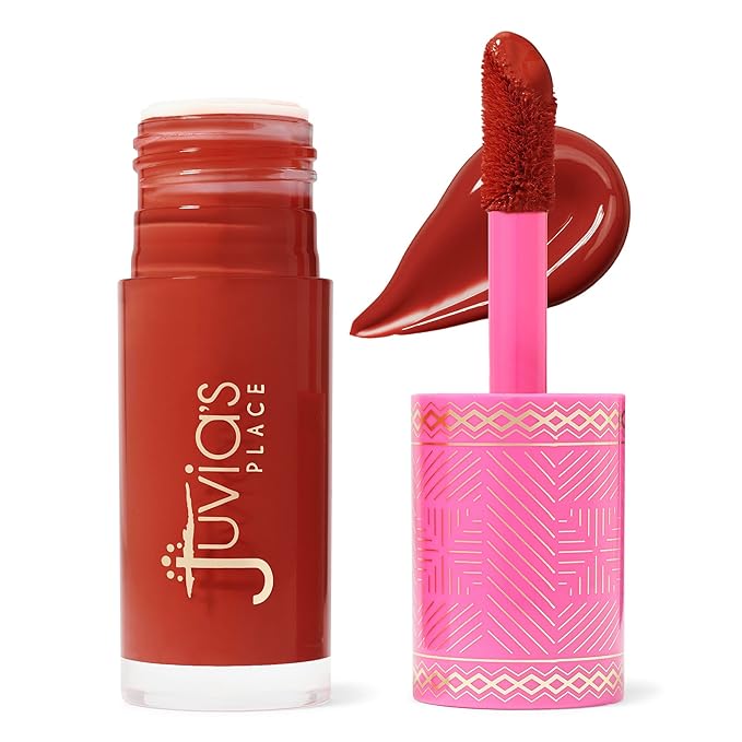 Juvia's Place Blushed Liquid Blush SweetBerries - Dewy Tint Cheeks Makeup Glow Pigment Effortless Beauty Long Lasting Cosmetics Soft Creamy Natural Buildable All Skin Color Light Flawless Finish Blend-Velvo Beauty
