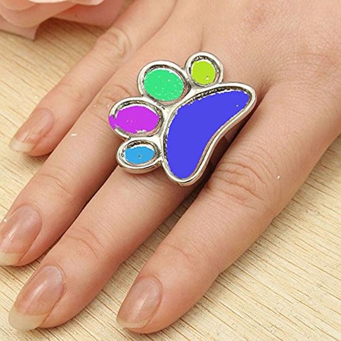 2 Pieces Mini Nail Art Polish Holder Nail Art Palette Rings Nail Palette Finger Rings-Velvo Beauty