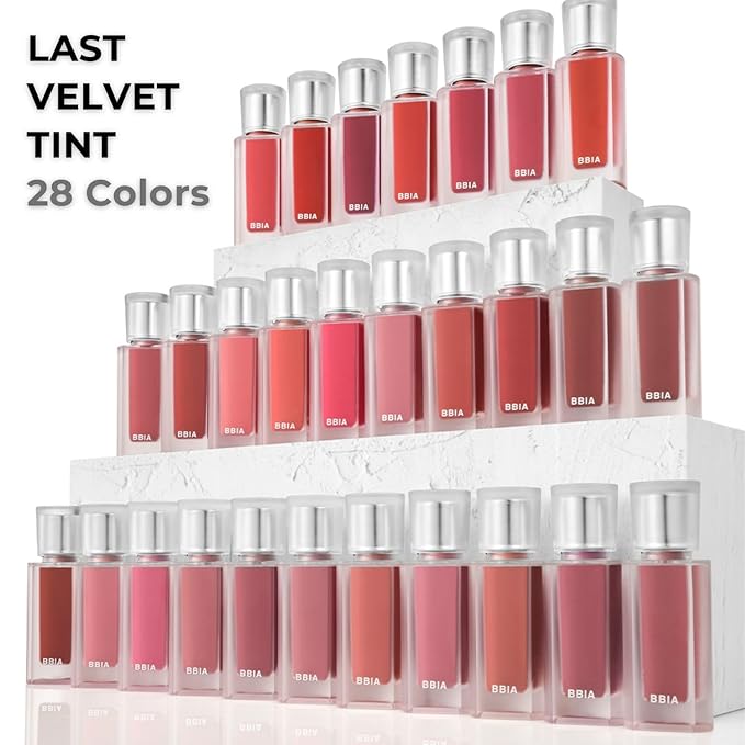 BBIA Last Velvet Tint NEW - Soft Creamy Matte Finish Lip Stain, Blur Effect & Velvety Texture, Long-Lasting, High Pigment, Non-Drying, Vegan, Korean Lip Makeup (V13 SERIOUS BOSS, Pack of 1)-Velvo Beauty