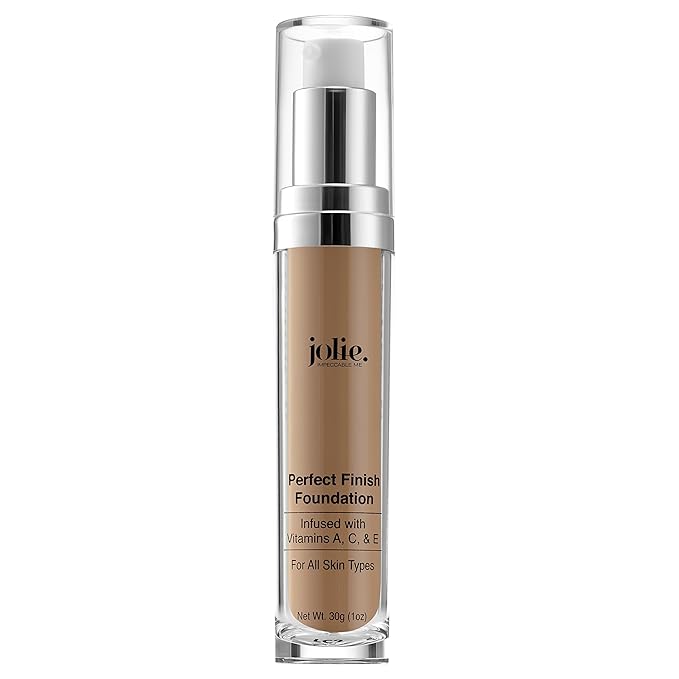 Jolie Perfect Finish Liquid Foundation Makeup SPF 15 Oil Free (MW3)-Velvo Beauty