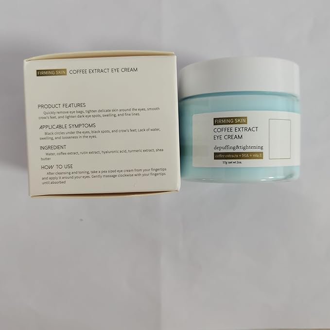 Phix Caffeine Eye Cream, Caffeine Eye Cream For Dark Circles And Puffiness, Caffeine Anti-Wrinkle Stay-Up Late Eye Cream For Bags Puffiness Dark Circles (2Pcs)-Velvo Beauty
