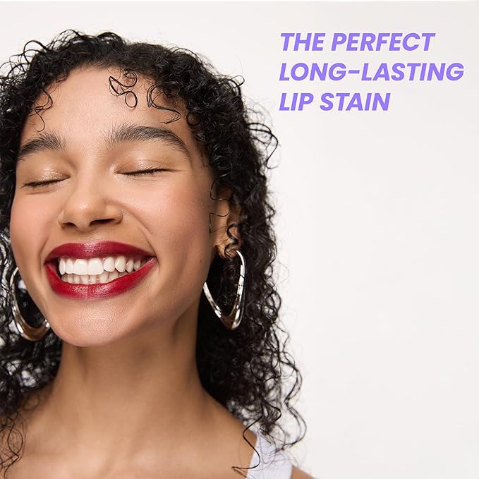 Wonderskin Wonder Blading All Day Lip Stain Peel Off Masque and Reveal Kit - Long Lasting, Waterproof Red Lip Tint, Transfer Proof Natural Makeup Stain Kit (Divine)-Velvo Beauty