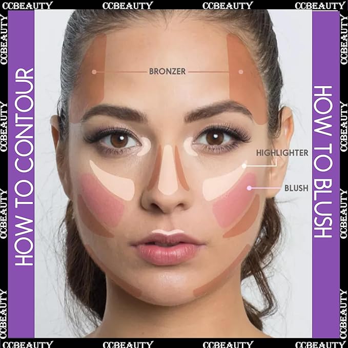 CCbeauty 2-in-1 Blush Stick for Cheeks - Cream 2 Colors Dual Blushing Makeup Stick for Cheeks, Eyes & Lips, Natural Blendable Moisturizing Long-Lasting Smooth Blushes,Peach & Muted Mauve-Velvo Beauty