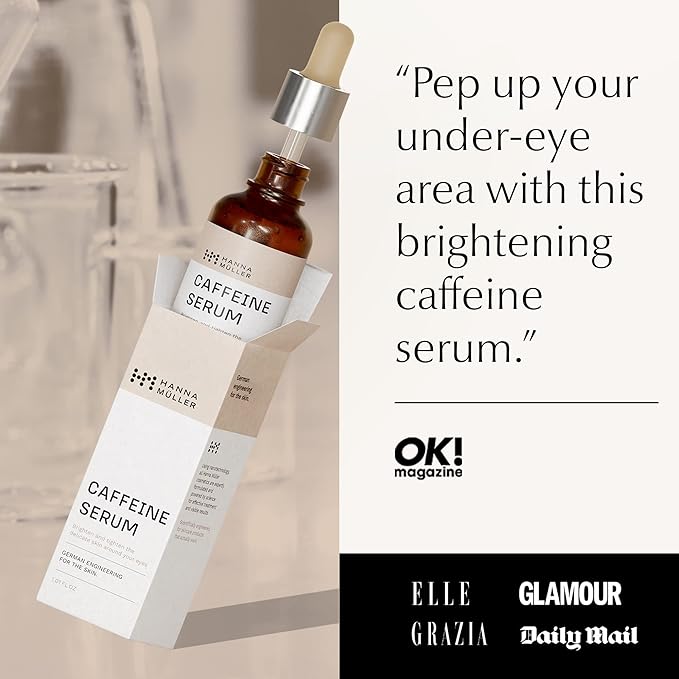 Caffeine Eye Serum - Dark Circles Under Eye Care for Women, Ordinary Eye Serum to Brighten and Reduce Appearance of Puffy Eyes, Eye Bags, Fine Lines & Wrinkles, Eye Care, Eye Serum for Anti Aging-Velvo Beauty