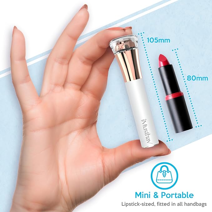 Facial Hair Remover for Women Painless Flawless Electric Razor Epilator Trimmer Shaver with 18K Gold-Plated, 16mm Dual Ring Floating Head, USB Rechargeable, 360° LED for Face Lip Hair Removal-Velvo Beauty