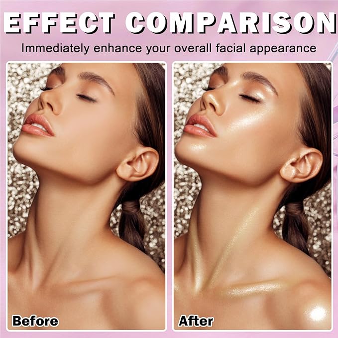 White Highlighter Makeup Palette Face Highlighter Powder Iluminadores De Maquillaje Narutal Shimmer Glitter Highlighter Contour Powder Makeup Palette-02 Quicksand Gold-Velvo Beauty