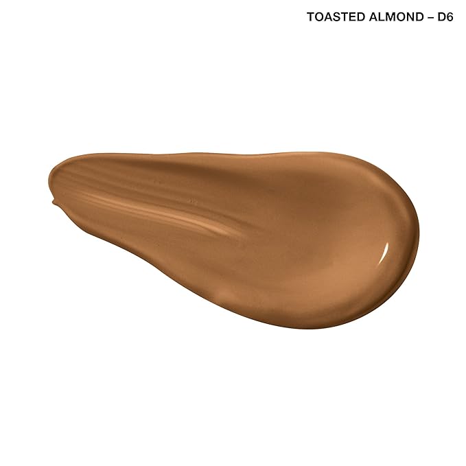 COVERGIRL truBlend Liquid Foundation Makeup Toasted Almond D6, 1 oz (packaging may vary)-Velvo Beauty