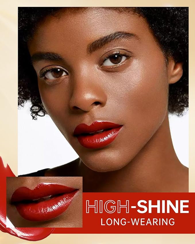 MAKI YIKA Red Lipstick for Women Moisture Hydrate Lipsticks Lip Gloss Lipsticks Sheer Finish Lightweight Tinted Lip Balm (Z11 Forever)-Velvo Beauty