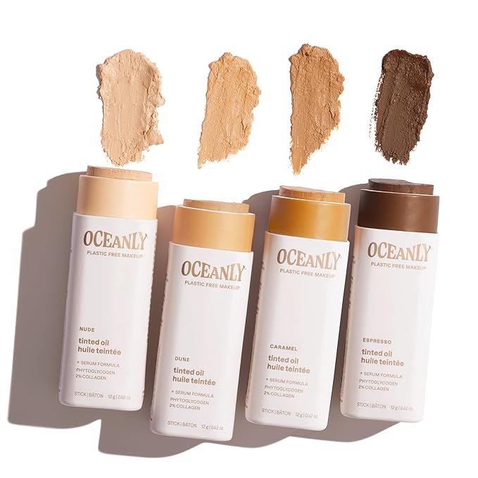 ATTITUDE Oceanly Light Coverage Face Tinted Oil Stick, EWG Verified, Titanium Dioxide-Free, Vegan & Cruelty-Free Tinted Moisturizer, Plastic-Free, Espresso, 0.42 Ounces-Velvo Beauty