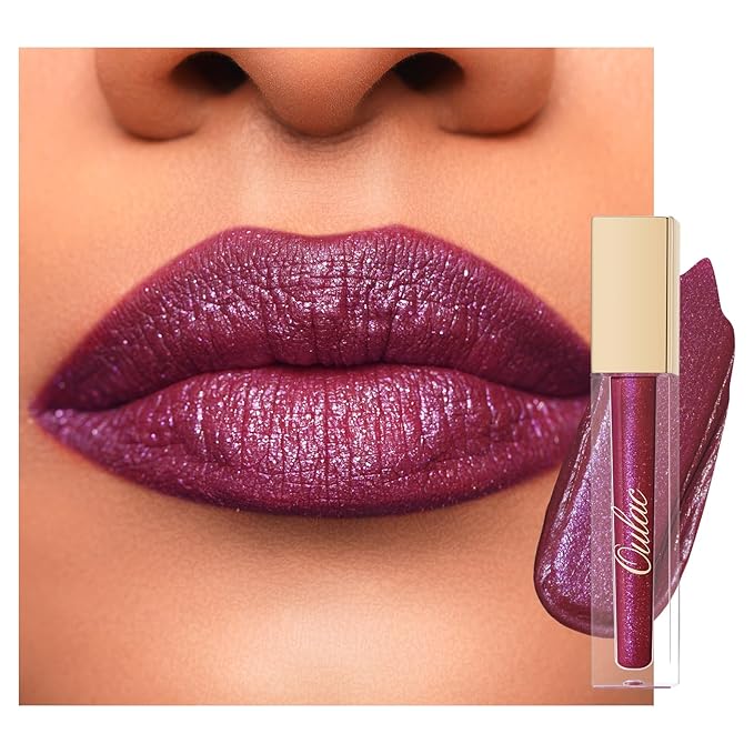 Oulac Red Matte Liquid Lipstick for Women, Long Lasting Lipstick Waterproof Lip Stain, No Transfer, Creamy High Pigmented Formula with Rose Oil, Vegan & Cruelty-Free MS05-Velvo Beauty