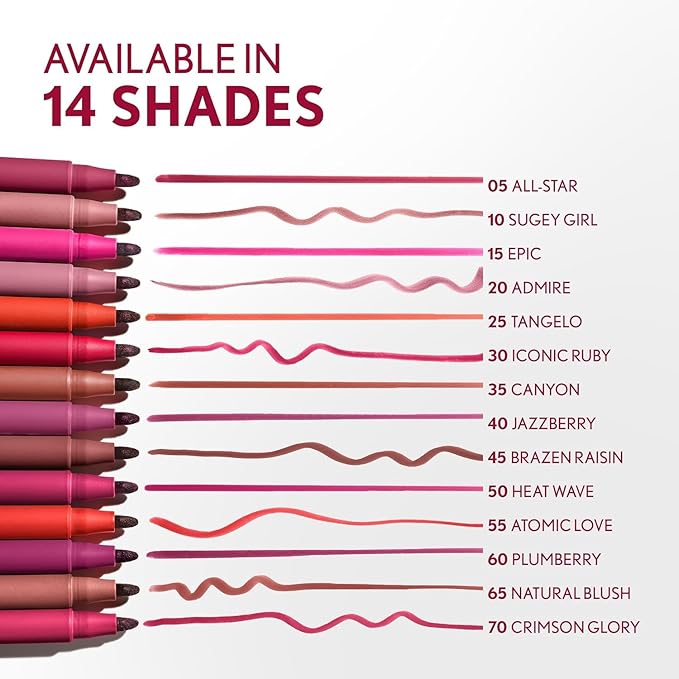 COVERGIRL Outlast, 45 Brazen Raisin, Lipstain, Smooth Application, Precise Pen-Like Tip, Transfer-Proof, Satin Stained Finish, Vegan Formula, 0.06oz-Velvo Beauty