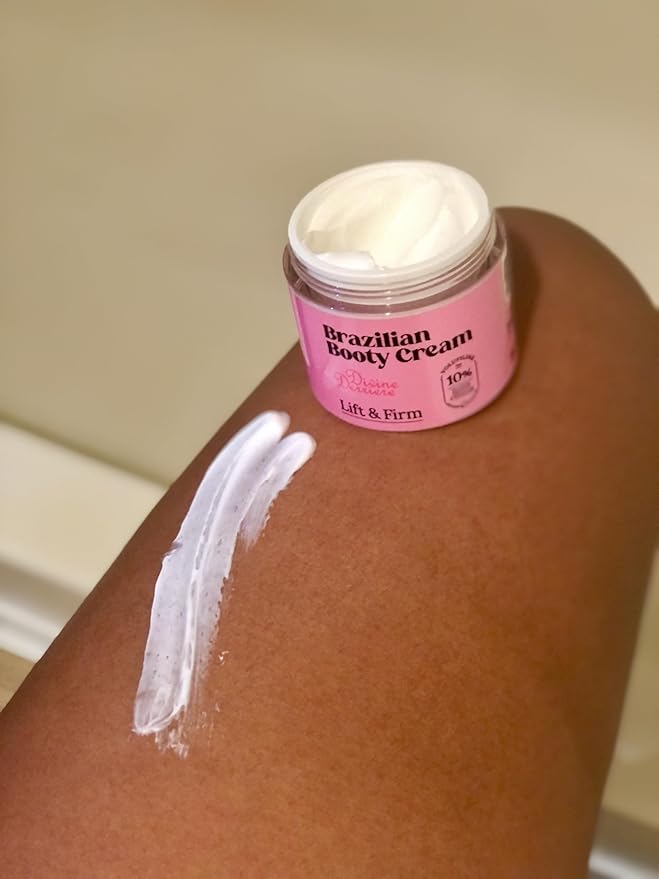Divine Derriere Brazilian Body Butter Cream, Lift and Firm Body Cream with Volufiline Helps Reduce the Appearance of Cellulite for a Lifted and Firm-looking Derriere, Bum Bum Cream, 50ml-Velvo Beauty