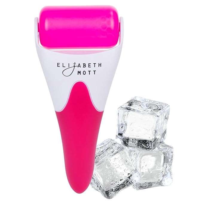 Elizabeth Mott Ice Roller for Face & Eyes Cooling Facial Massager to Reduce Puffiness Under-Eye Bags & Swelling Tighten Pores Boost Circulation Soothe Irritation, Numb Pain for Women and Men-Velvo Beauty