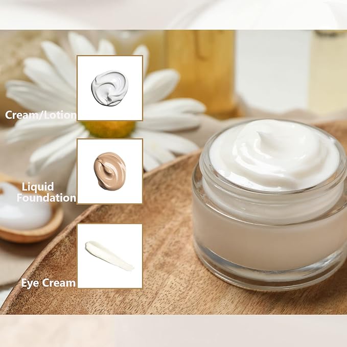 Lil Ray 1 oz Round Transparent Glass Jar with Inner Liners and Gold Lid (12pcs)-Velvo Beauty