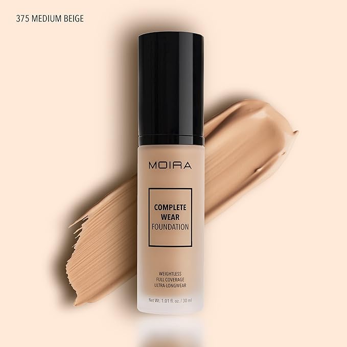 Complete Wear Foundation (375, Medium Beige)-Velvo Beauty