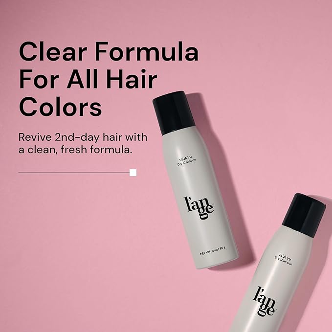 L'ANGE HAIR Deja Vu Dry Shampoo for Women - Ideal for All Hair Types, Light Oil Absorption, Restores Volume & Body, Clean Fresh Scent, Easy to Blend, Texture Shampoo for Women, Sulfate & Paraben Free-Velvo Beauty