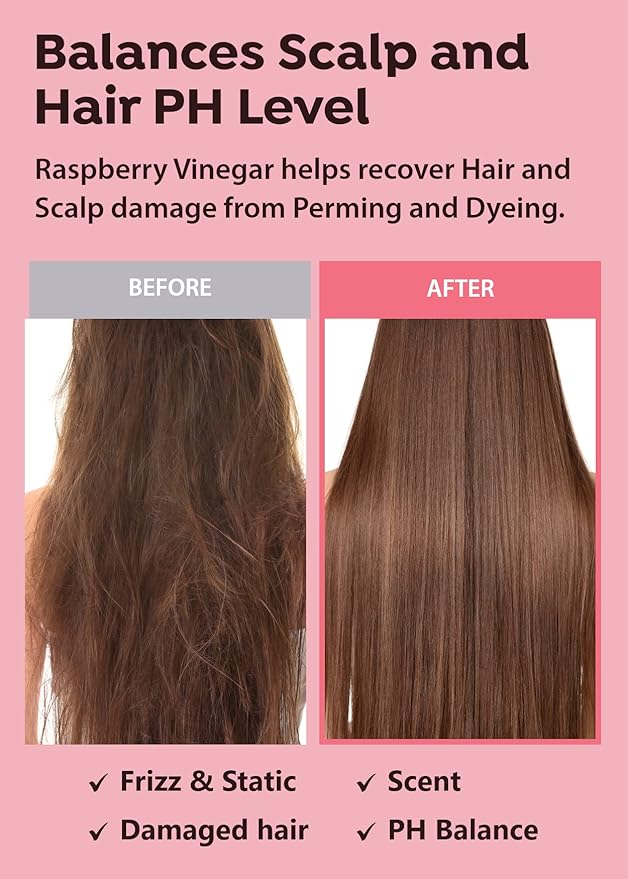 A'PIEU RASPBERRY VINEGAR HAIR MIST (3.55 fl oz) Scalp Hair Care Mist, Hair Perfume, Frizz-free, Refreshing Floral Scent All Day, Non-sticky-Velvo Beauty