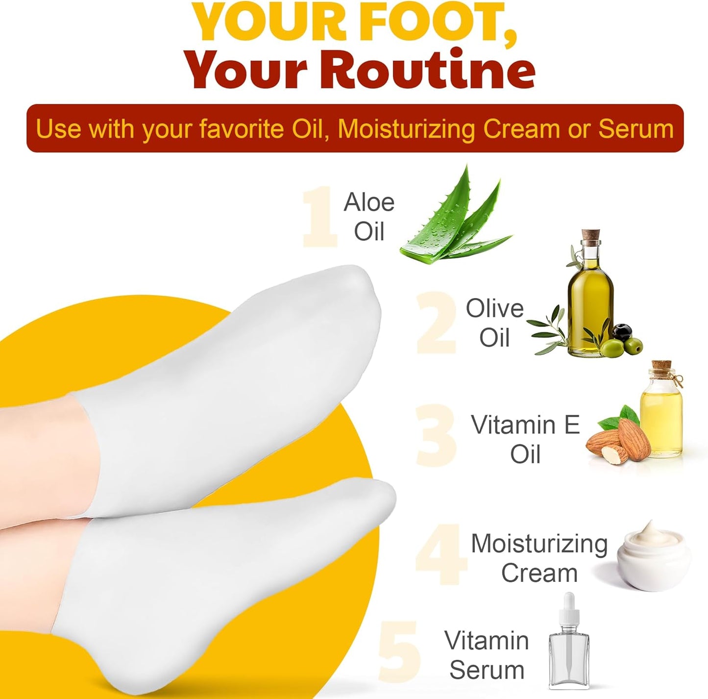 The Foot Guru Moisturizing Socks-Velvo Beauty