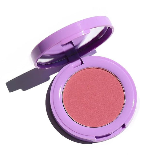 Half Caked In Bloom Powder Blush | vegan & cruelty-free, fragrance-free, highly pigmented, primer-infused | 3.8g (Bunny)-Velvo Beauty