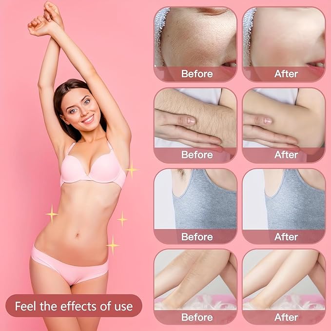 2025 Womens Shaver Dual-Head Bikini Trimmer for Women 2-in-1 Women's Body Shaver USB Charge Waterproof Painless Electric Razors for Silk Skin (Pink)-Velvo Beauty