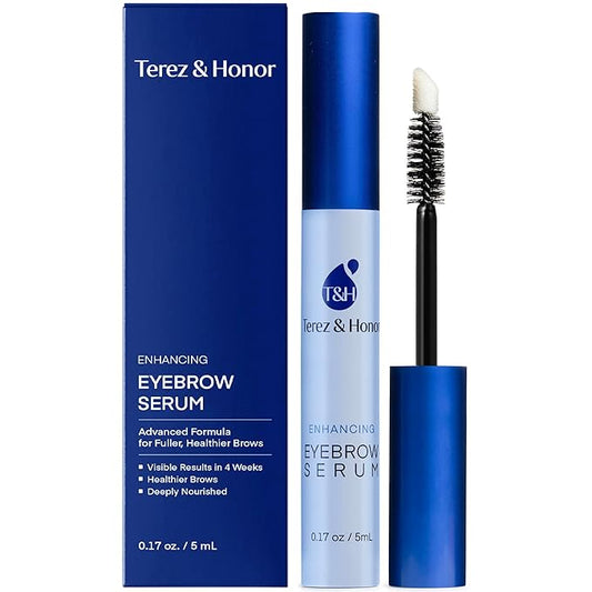 Eyebrow Growth Serum - Natural Eyebrow Serum and Enhancer for Thicker Brows and Grow Bows Faster, Longer, Fuller - 5mL-Velvo Beauty