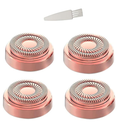 for Finishing Touch Replacement Heads Flawless Facial Hair Remover Gen 2,Double Halo Painless and Smooth (4PCS, GEN 2)-Velvo Beauty
