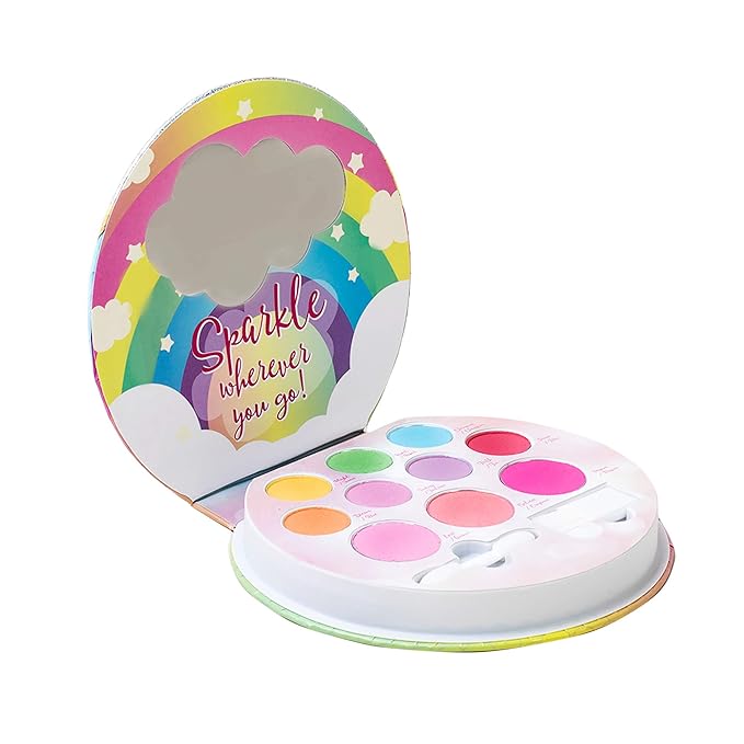 Lip Smacker Unicorn Palette Sparkle & Shine Eyeshadow Makeup Gift Set for Girls Including Lippy Pals Lip Balm-Velvo Beauty