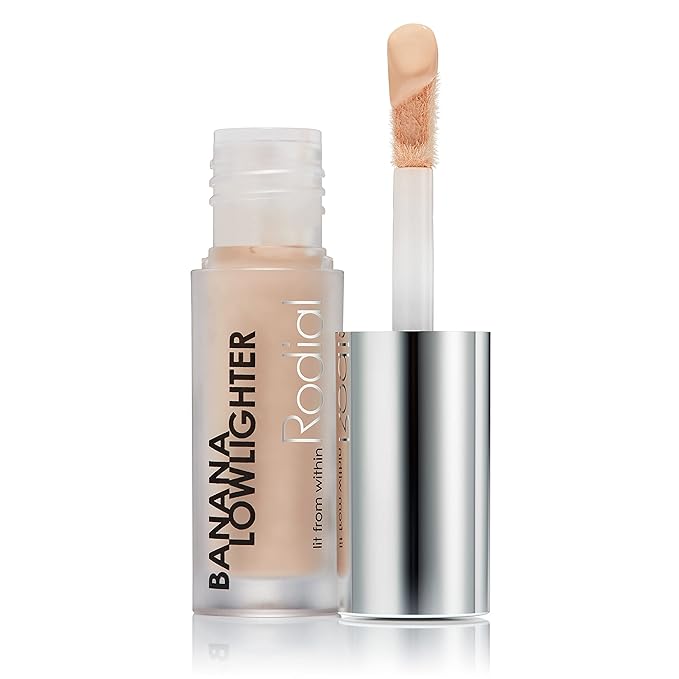 Rodial Banana Lowlighter 0.05 fl oz, Travel Size Liquid Colour Concealer with Yellow Undertone, Face Concealer, Non-Shimmer Finish, Hydrating Formula with Hyaluronic Acid, Vitamin E and Caffeine-Velvo Beauty
