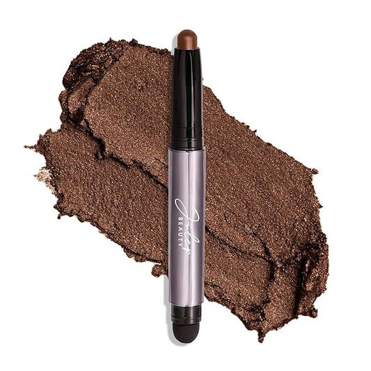 Julep Eyeshadow 101 Cream-to-Powder Waterproof Shadow Stick – Cocoa Shimmer – Long-Lasting, Crease-Proof, Chocolate Brown Shimmer Cream Eyeshadow with Built-in Smudger-Velvo Beauty
