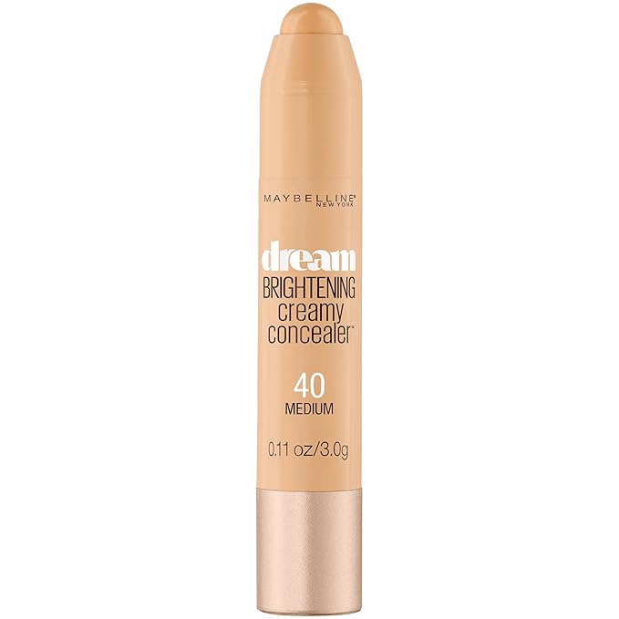Maybelline Dream Brightening Creamy Concealer, Medium, 0.11 oz.-Velvo Beauty